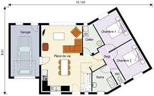 maison à la vente -   18000  BOURGES, surface 94 m2 vente maison - UBI302766882